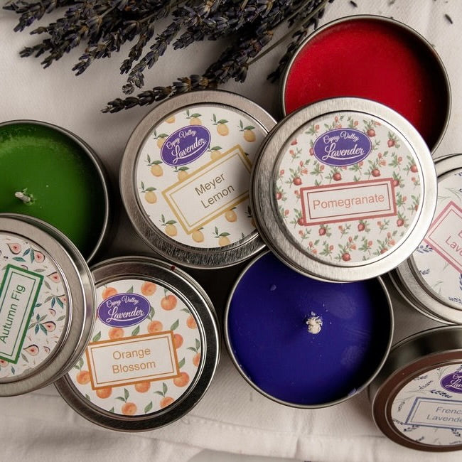 CANDLES IN A TIN -- FARM FRAGRANCES