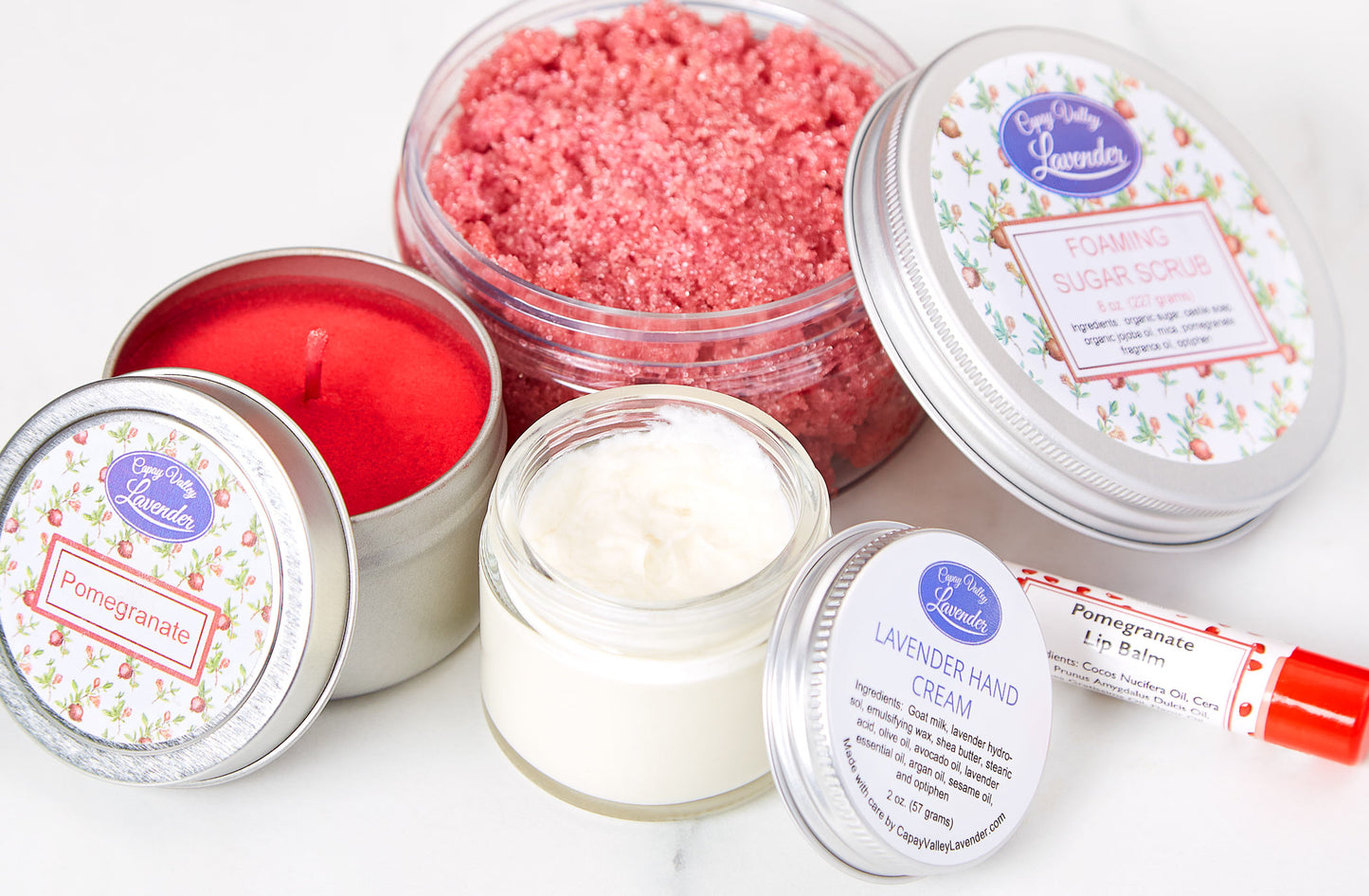 NOSE TO TOES GIFT BOX - POMEGRANATE