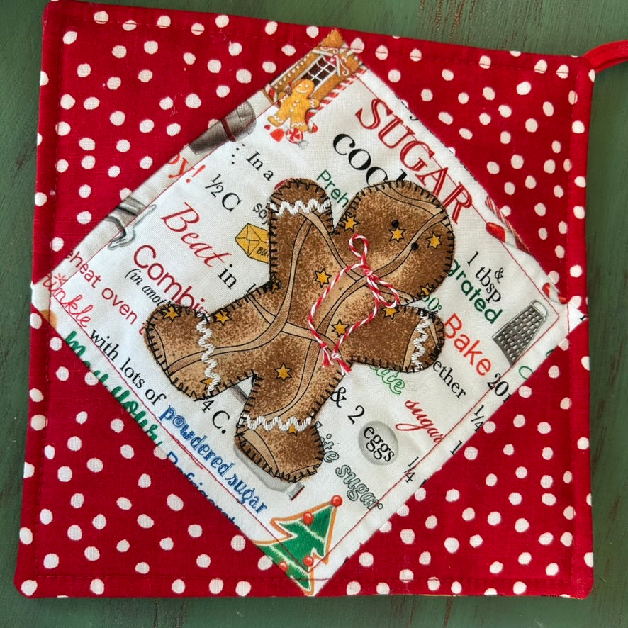 GINGERBREAD HOT PADS