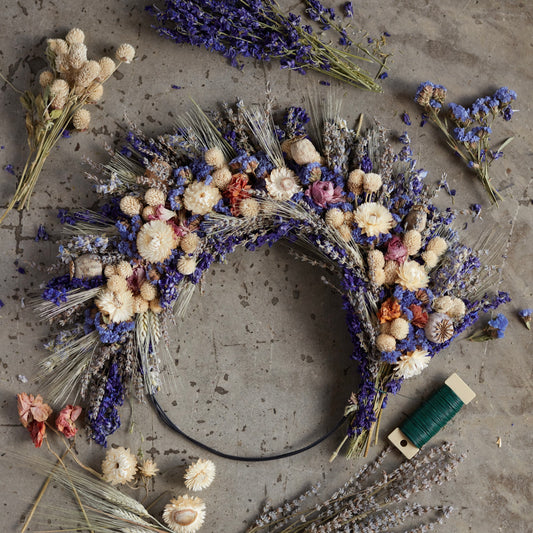 DRIED FLORAL WREATH WORKSHOP