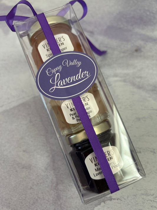 VINTNER'S KITCHEN TRIO OF LAVENDER JAMS