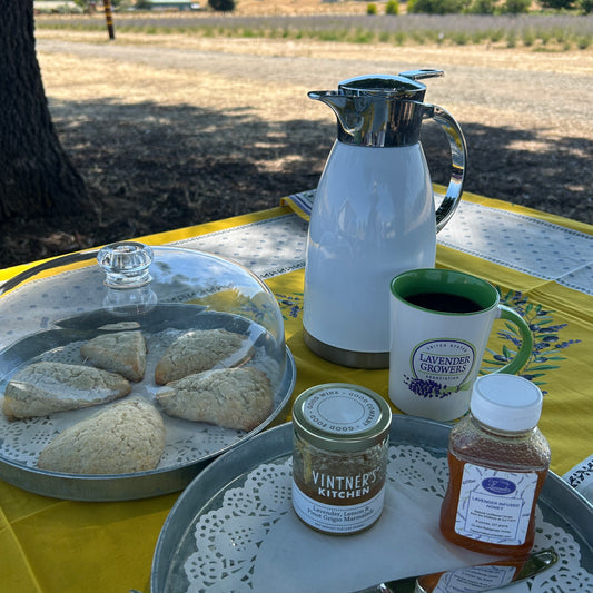 LAVENDER SCONE RECIPE - FOOD PROCESSOR