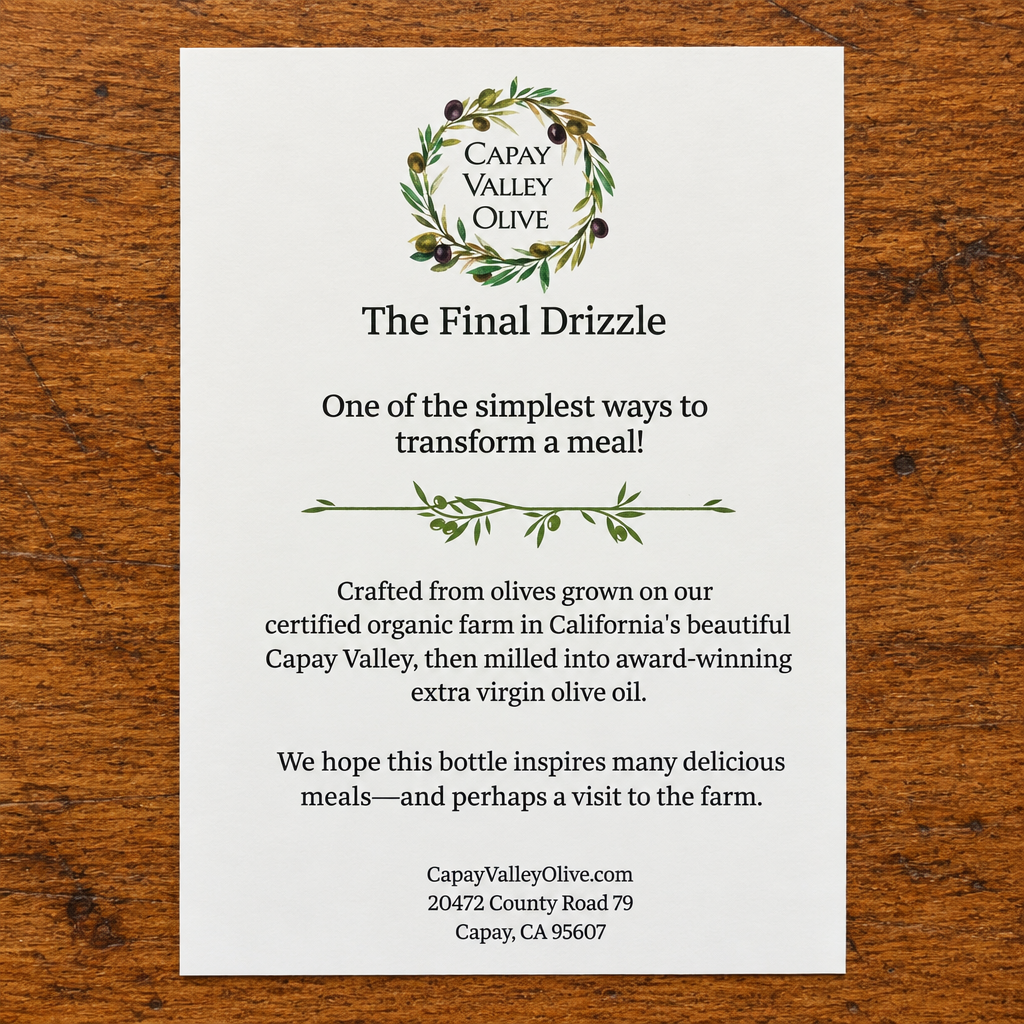 The Final Drizzle card, front
